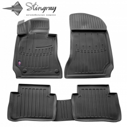 Guminiai 3D kilimėliai MERCEDES BENZ CLS-Klasė C218 2011-2016 (Juodos spalvos)