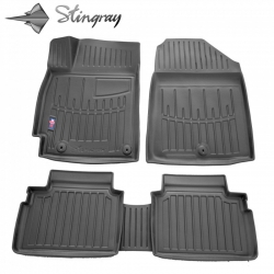 Guminiai 3D kilimėliai HYUNDAI Elantra (AD) 2015-2020 (Juodos spalvos)