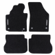 Veliūriniai HORIZON kilimėliai VOLKSWAGEN Caddy 2003-2020 (Juodos spalvos)