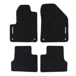 Veliūriniai HORIZON kilimėliai JEEP Cherokee 2013-2023 (Juodos spalvos)