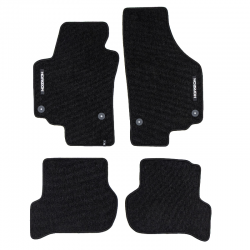 Veliūriniai HORIZON kilimėliai SEAT Altea 2008-2015 (Juodos spalvos)