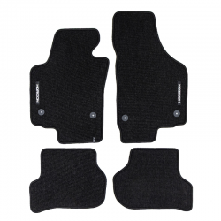 Veliūriniai HORIZON kilimėliai SEAT Altea Freetrack 2004-2015 (Juodos spalvos)