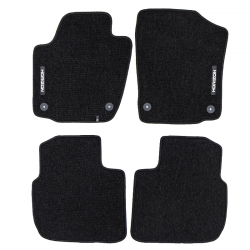 Veliūriniai HORIZON kilimėliai SEAT Toledo 2012-2019 (Juodos spalvos)