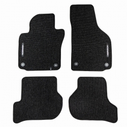 Veliūriniai HORIZON kilimėliai SEAT Leon 2005-2012 (Juodos spalvos)