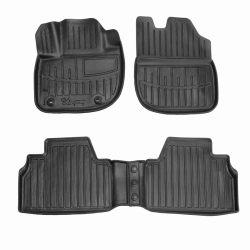 Guminiai 3D kilimėliai HONDA e:NP2 2024→ (Juodos spalvos)