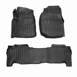 Guminiai 3D kilimėliai TOYOTA Land Cruiser 100 1998-2007 (Juodos spalvos)