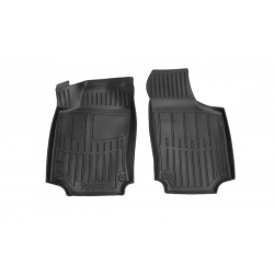 Guminiai 3D kilimėliai OPEL Combo C 2001-2011 (Priekiniai, Juodos spalvos)
