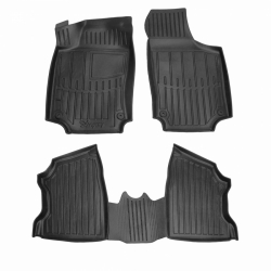 Guminiai 3D kilimėliai OPEL Combo C 2001-2011 (Juodos spalvos)