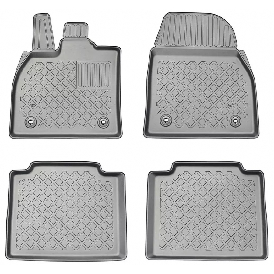 Guminiai (TPE) kilimėliai GuardLiner 3D SUBARU Solterra (EA10) (Electric) 2022→ (Paaukštintais kraštais)