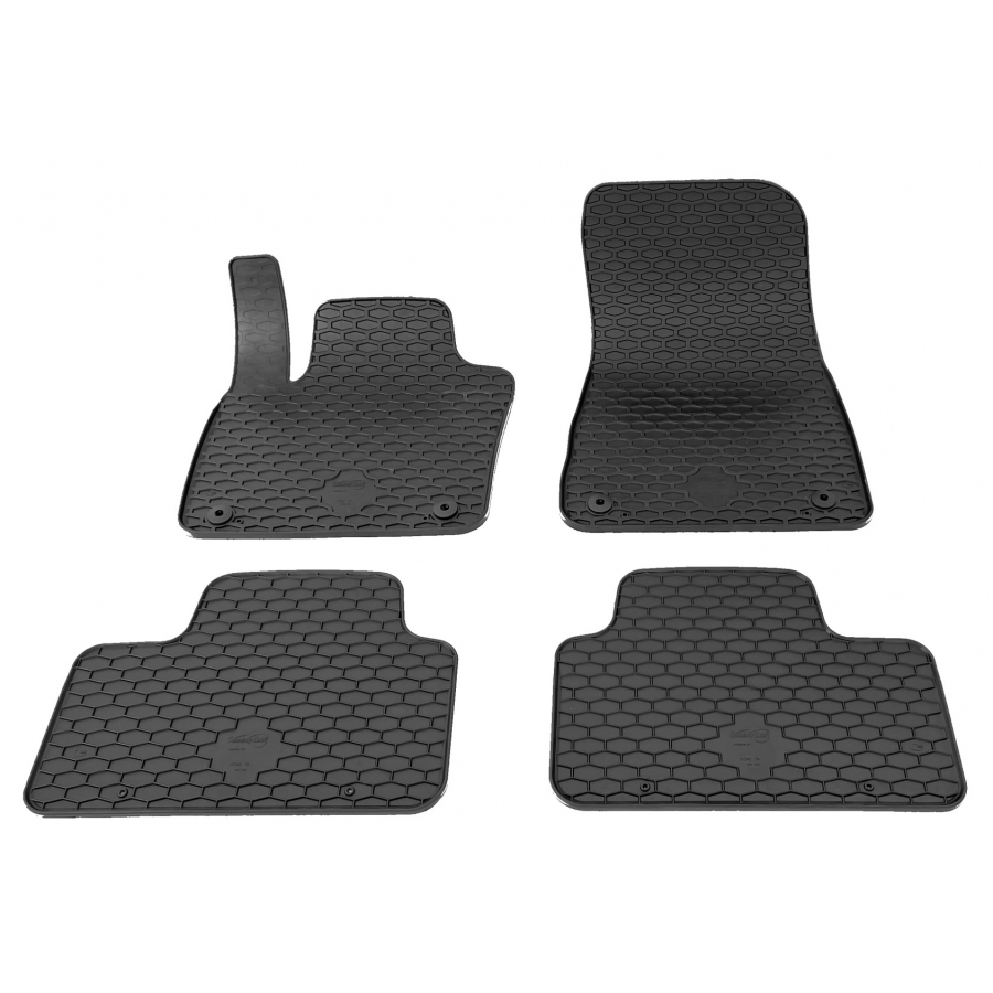 Guminiai kilimėliai VOLVO XC40 2018→ (Su originaliais tvirtinimais, Juodos spalvos)
