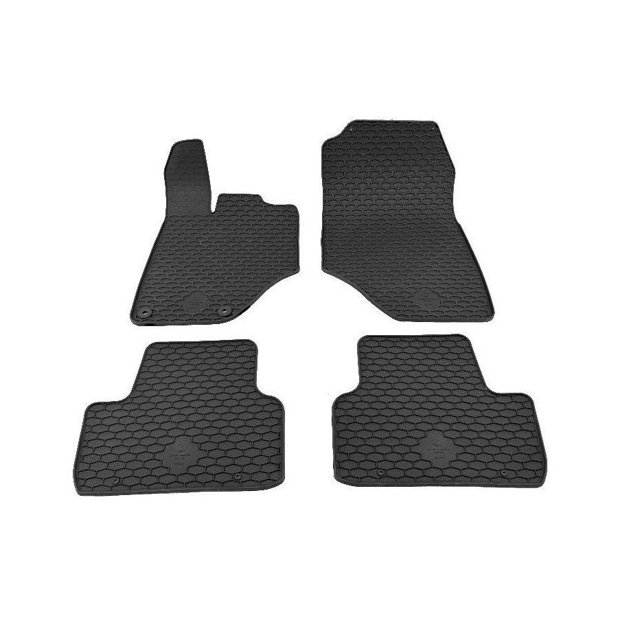 Guminiai kilimėliai PEUGEOT 3008 Mild Hybrid MHEV 2024→ (Su originaliais tvirtinimais, juodos spalvos)