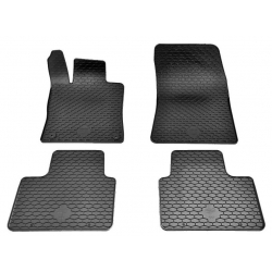 Guminiai kilimėliai PEUGEOT 408 2021→ (Su originaliais tvirtinimais, Juodos spalvos)