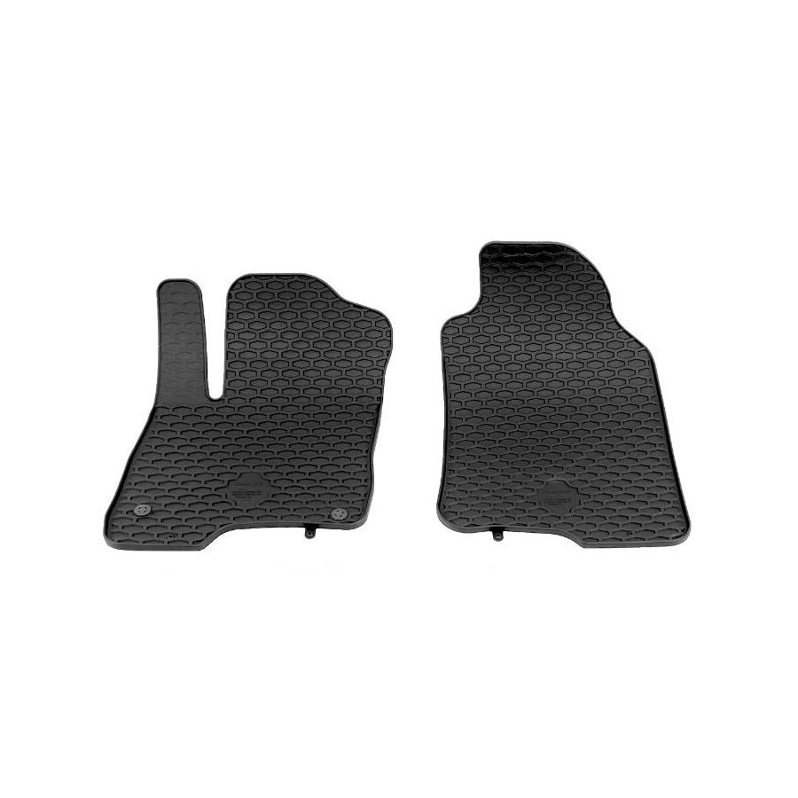 Guminiai kilimėliai FIAT Panda 2012→ (Priekiniai, Su originaliais tvirtinimais, juodos spalvos)