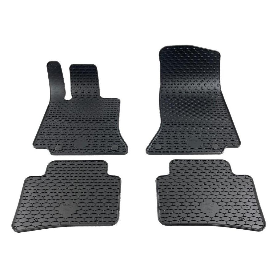 Guminiai kilimėliai MERCEDES BENZ E-Klasė Universal (S214) 2023→ (Su originaliais tvirtinimais, Juodos spalvos)