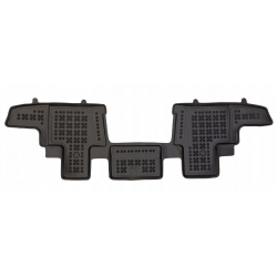 Guminiai kilimėliai RENAULT Trafic III 2021→ (2 eilė, Su 2 šoninėm durim, Su ortakiu, Paaukštintais kraštais)