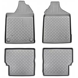 Guminiai (TPE) kilimėliai GuardLiner 3D AIXAM Crossline 2016→ (2 eilės, Paaukštintais kraštais)