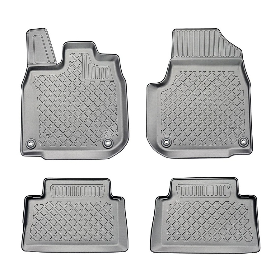 Guminiai (TPE) kilimėliai GuardLiner 3D HONDA e (Electric) 2020-2024 (Paaukštintais kraštais)