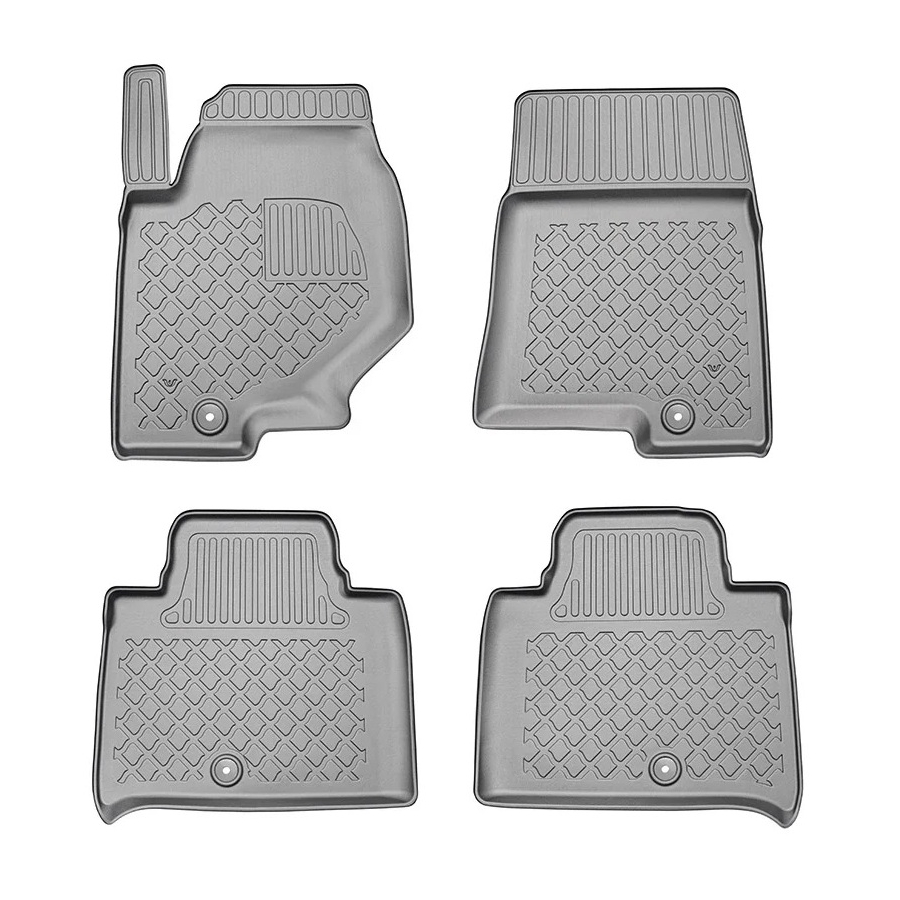 Guminiai (TPE) kilimėliai GuardLiner 3D KGM Rexton (Y400) 2023→ (Paaukštintais kraštais)