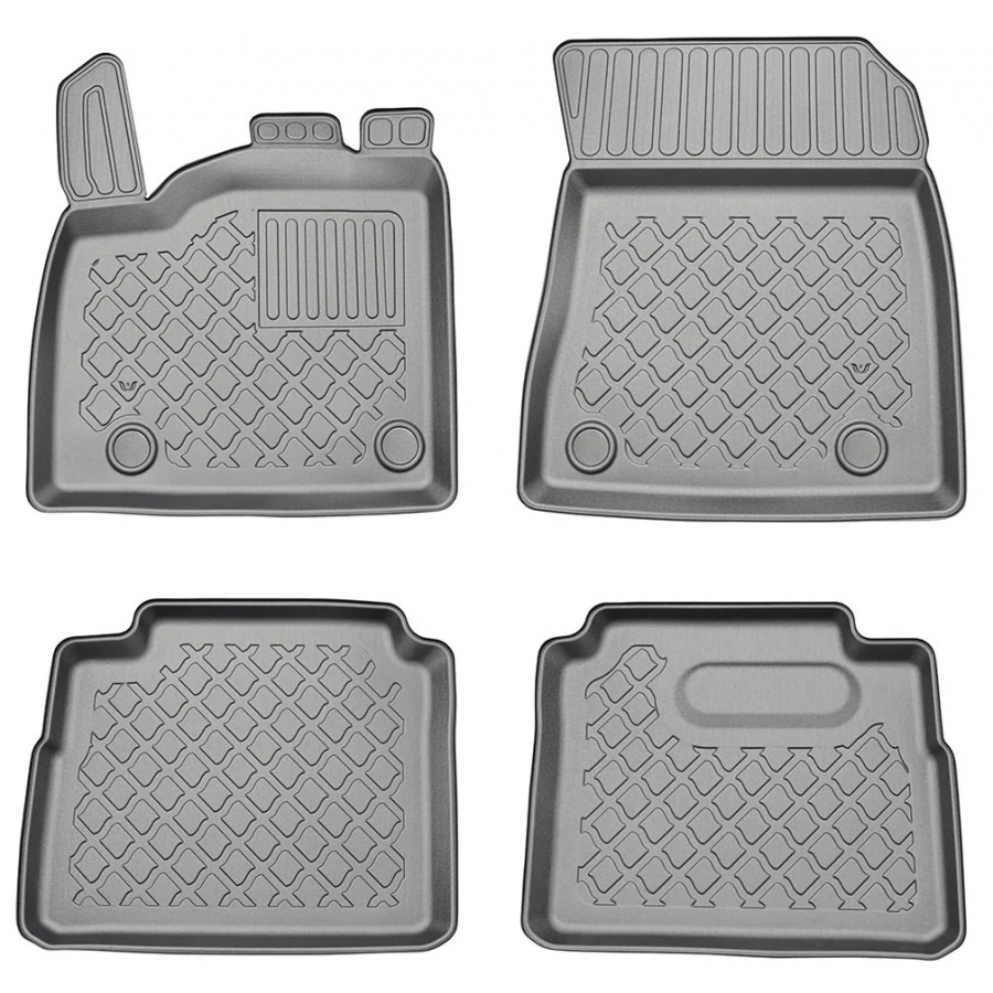Guminiai (TPE) kilimėliai GuardLiner 3D NISSAN X-Trail (T33) e-Power 2022→ (Paaukštintais kraštais)