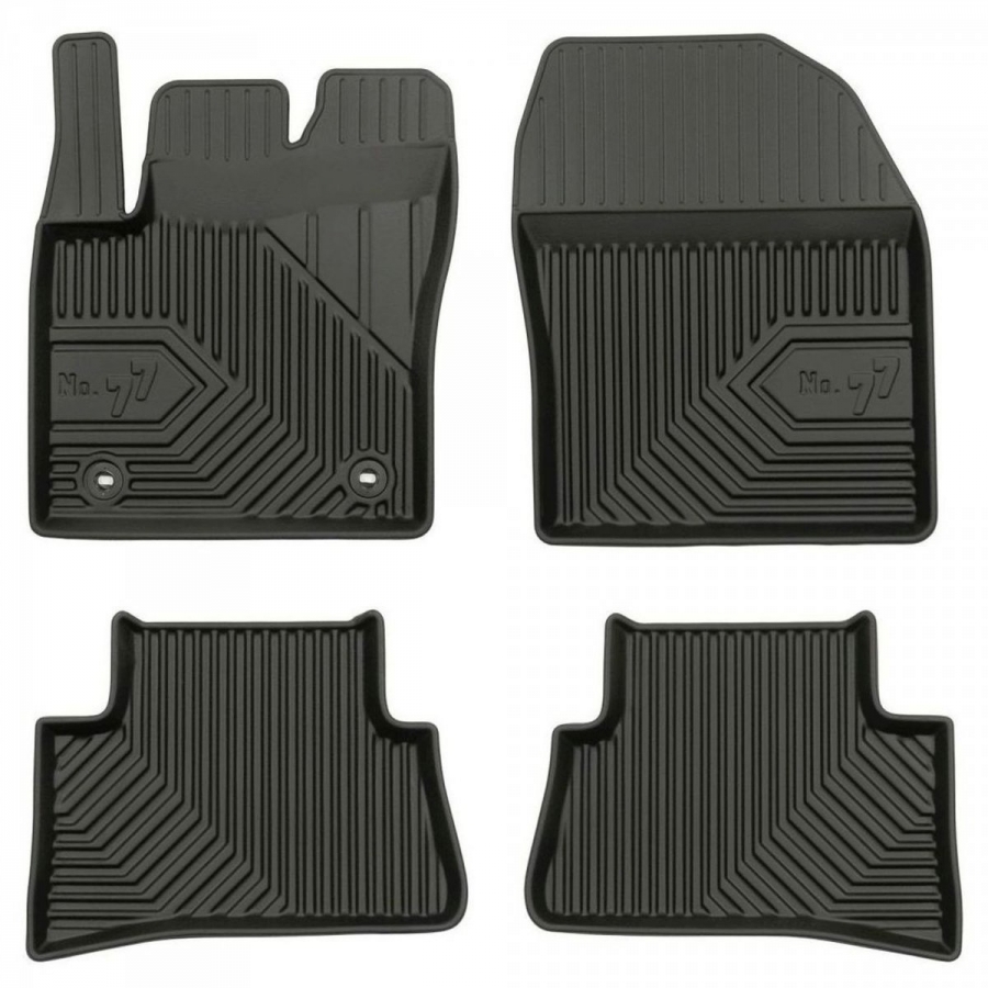 Guminiai kilimėliai No.77 TOYOTA C-HR 2016-2023 (Su borteliais)