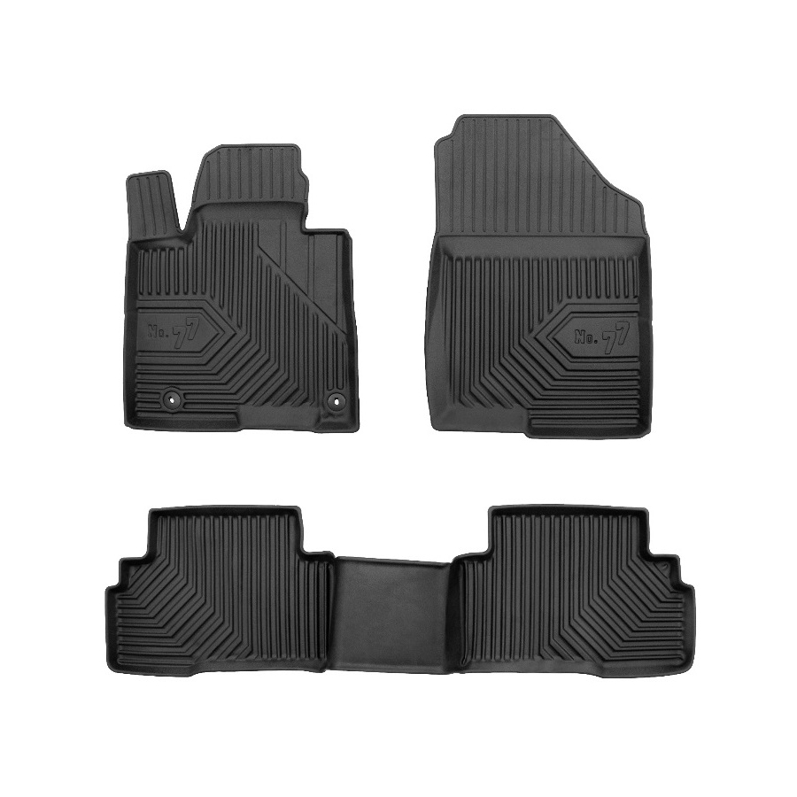 Guminiai kilimėliai No.77 HYUNDAI Tucson IV Hybrid 2020→ (Su borteliais)