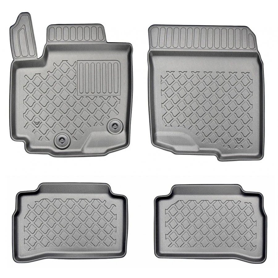 Guminiai (TPE) kilimėliai GuardLiner 3D SUZUKI Vitara Full Hybrid (1.5 Strong Hybrid) 2022→ (Paaukštintais kraštais)