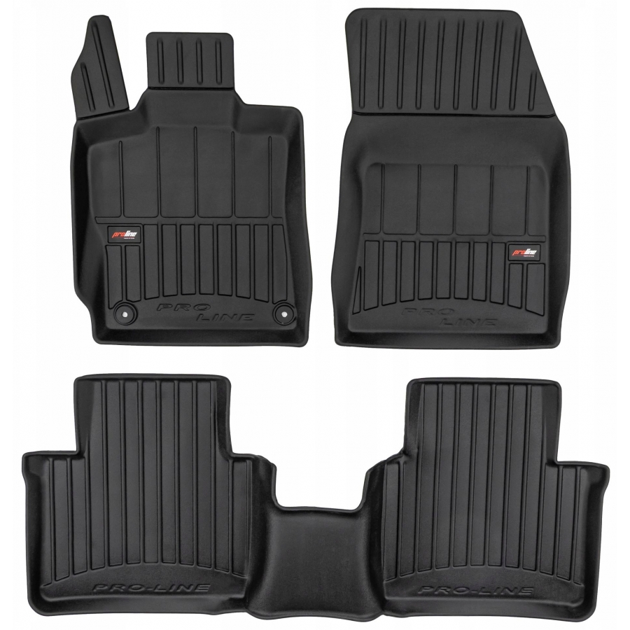 Guminiai kilimėliai Pro-Line 3D PEUGEOT 408 Fastback 2022→ (Netinka Mild Hybrid, Aukštu borteliu)