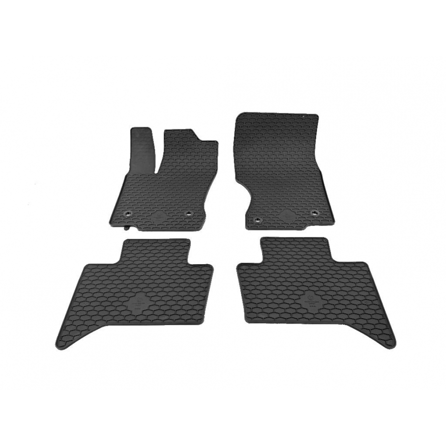 Guminiai kilimėliai TOYOTA Land Cruiser 250 2024→ (Su originaliais tvirtinimais, Juodos spalvos)