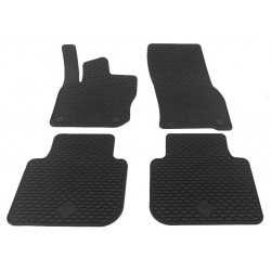 Guminiai kilimėliai VOLKSWAGEN Tayron (MHEV / PHEV) 2025→ (Su originaliais tvirtinimais, Juodos spalvos)