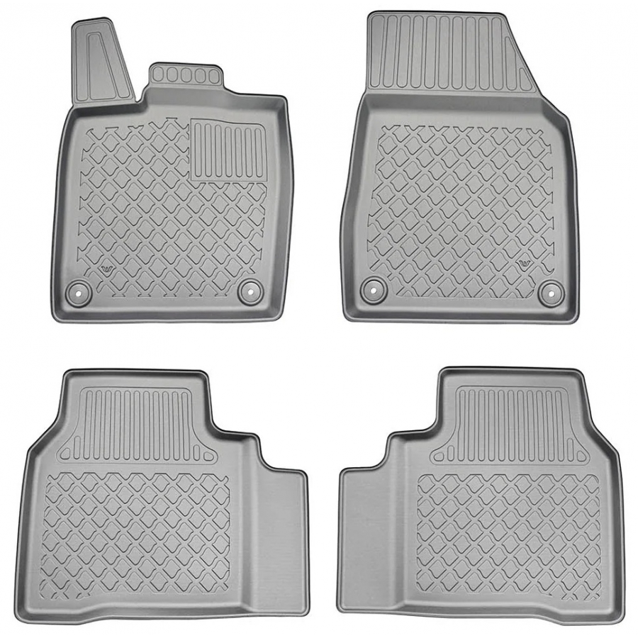 Guminiai (TPE) kilimėliai GuardLiner 3D VOLKSWAGEN ID.7 2024→ (Paaukštintais kraštais)