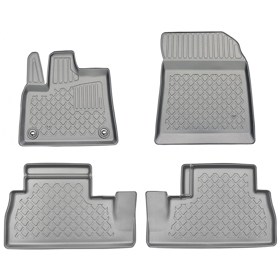 Guminiai (TPE) kilimėliai GuardLiner 3D PEUGEOT e-Rifter (Electric) 2023→ (Paaukštintais kraštais)