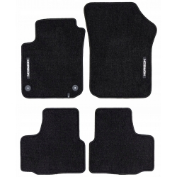 Veliūriniai HORIZON kilimėliai VOLKSWAGEN e-UP! 2019-2023 (Juodos spalvos)