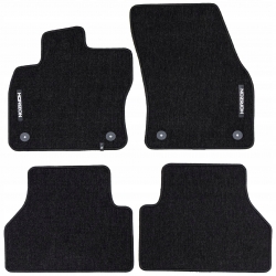 Veliūriniai HORIZON kilimėliai VOLKSWAGEN Caddy 2022→ (Juodos spalvos)
