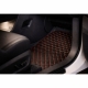 Odiniai kilimėliai QuiltyMats ACURA RSX 2001-2006 (Juodos spalvos - Raudonais dygsniais)