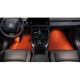 Odiniai kilimėliai QuiltyMats ALFA ROMEO MI.TO 2008-2020 (Rudos spalvos - Rudais dygsniais)