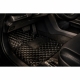 Odiniai kilimėliai QuiltyMats ALFA ROMEO STELVIO 2017→ (Juodos spalvos - Pilkais dygsniais)