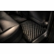 Odiniai kilimėliai QuiltyMats ALFA ROMEO STELVIO 2017→ (Juodos spalvos - Pilkais dygsniais)