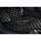 Odiniai kilimėliai QuiltyMats AUDI Q3 2011-2018 (Juodos spalvos - Juodais dygsniais)
