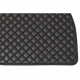 Odiniai kilimėliai QuiltyMats BMW 5 (F10) 2010-2014 (Juodos spalvos - Juodais dygsniais)
