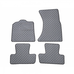 Odiniai kilimėliai QuiltyMats AUDI Q5 2008-2016 (Pilkos spalvos - Pilkais dygsniais)