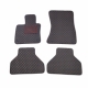 Odiniai kilimėliai QuiltyMats BMW X5 (E70) 2007-2013 (Juodos spalvos - Raudonais dygsniais)
