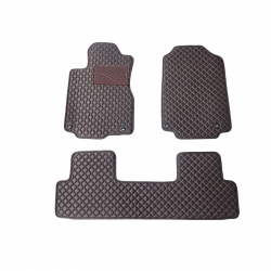 Odiniai kilimėliai QuiltyMats HONDA CR-V (USA) 2012-2016 (Juodos spalvos - Raudonais dygsniais)