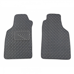 Kilimėliai QuiltyMats LIGIER JS50 2012-> (2 vnt.), Black-Gray /13-12