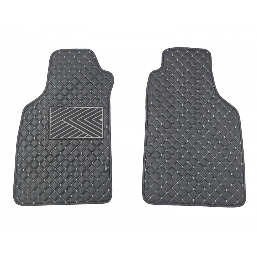 Kilimėliai QuiltyMats LIGIER JS50 2012-> (2 vnt.), Black-Gray /13-12