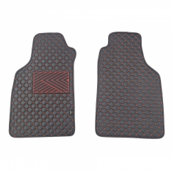 Kilimėliai QuiltyMats LIGIER JS50 2012-> (2 vnt.), Black-Red /16-12