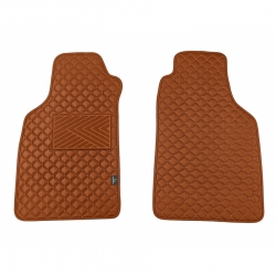 Kilimėliai QuiltyMats LIGIER JS50 2012-> (2 vnt.), Brown-Brown /55-12