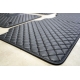 Kilimėliai QuiltyMats MITSUBISHI COLT 2002-2009 (4 vnt.), Black-Black /11-14