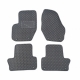 Odiniai kilimėliai QuiltyMats VOLVO XC60 2008-2017 (Juodos spalvos - Pilkais dygsniais)