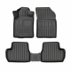 Kilimėliai 3D CITROEN C3 II 2009-2016, 4 vnt. juodi 5003124