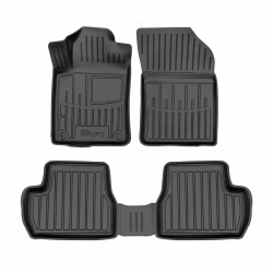 Kilimėliai 3D CITROEN C3 II 2009-2016, 4 vnt. juodi 5003124